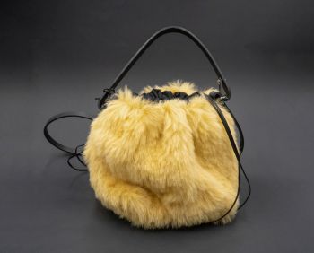 Nest, Shearling Crossbody Bag